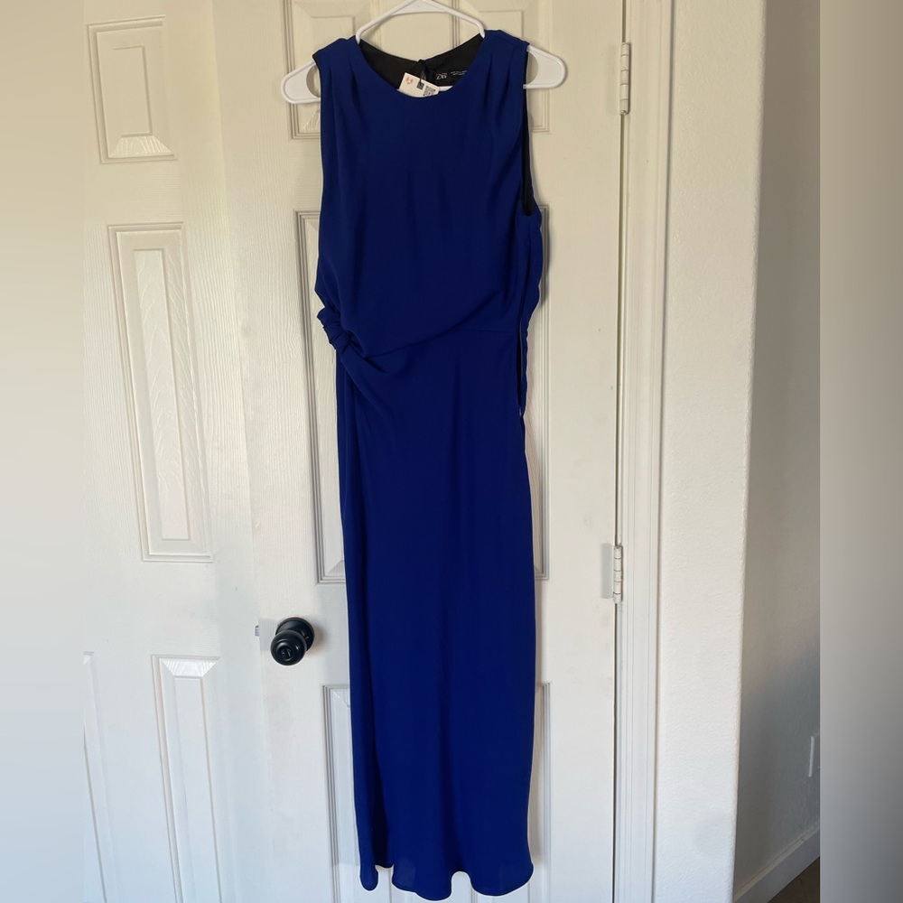 Zara Royal Blue Maxi Dress